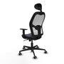Chaise de Bureau avec Appui-tête Jorquera Piqueras y Crespo 1D036G1 Gris foncé