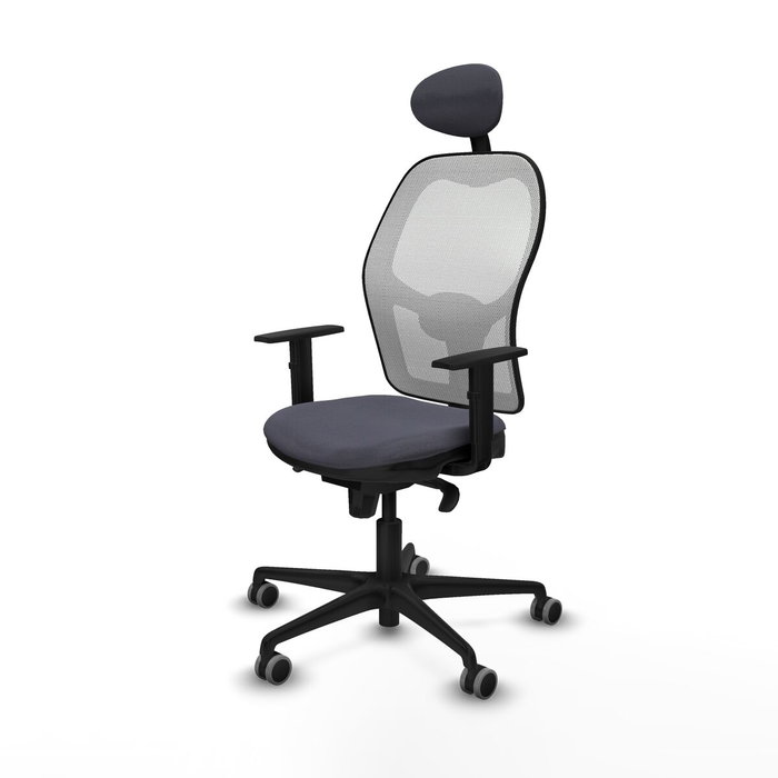 Chaise de Bureau avec Appui-tête Jorquera Piqueras y Crespo 1D036G1 Gris foncé
