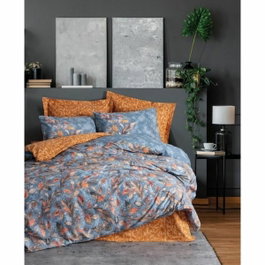 BigBuy Home Parure de couette Moutarde 220 x 240 cm en coton renforcé