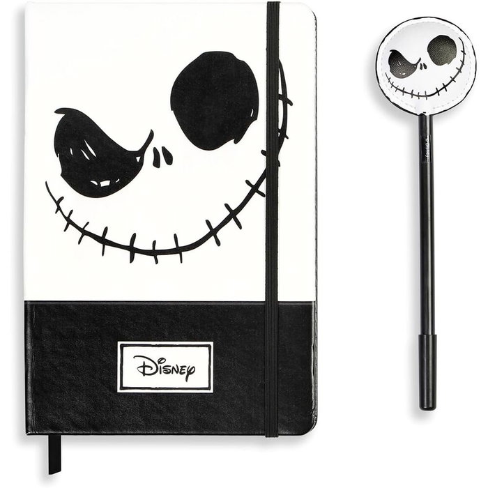KARACTERMANIA Agenda journal avec stylo - L'Étrange Noël de Monsieur Jack (Nightmare Before Christmas) Disney - 23,2 x 22,4 x 2,2 cm
