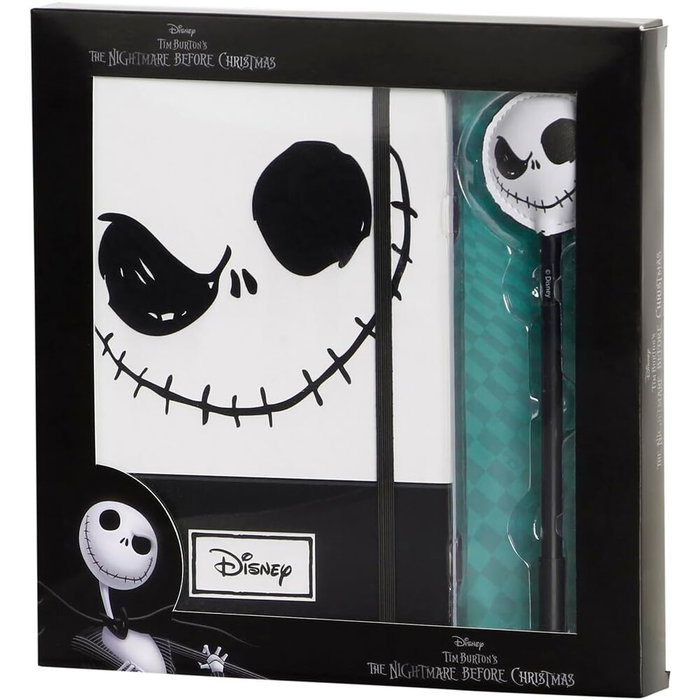 KARACTERMANIA Agenda journal avec stylo - L'Étrange Noël de Monsieur Jack (Nightmare Before Christmas) Disney - 23,2 x 22,4 x 2,2 cm