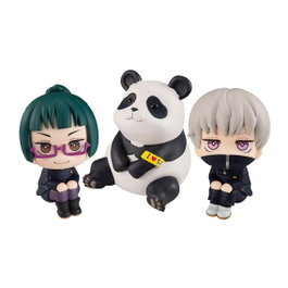 Megahouse Pack de 3 figurines Look Up Jujutsu Kaisen Maki Toge Panda Gift Set