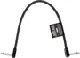 Ernie Ball Cable Flex Patch 12" Noir - Câble pour pédalier faible encombrement connexion flexible et blindé