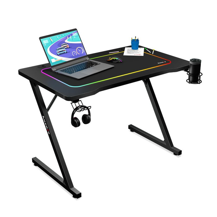Bureau Huzaro HZ-Hero 1.8 Black Noir Acier Bureau Huzaro HZ-Hero 1.8 Black Noir Acier