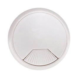 Micel 90621 Bouchon de passage de câble ABS blanc Ø60 x 22 mm