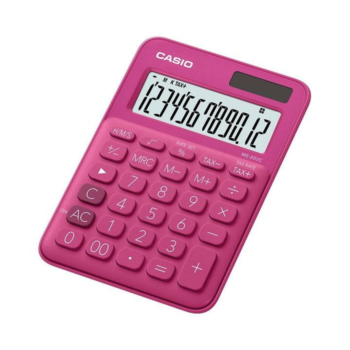 Calculatrice Casio MS-20UC Rouge (2,3 x 10,5 x 14,95 cm) Calculatrice Casio MS-20UC Rouge (2,3 x 10,5 x 14,95 cm)