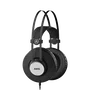AKG K72 Casque Audio Filaire Fermé Over-Ear 32 Ohm, Réponse en Fréquence 16-20000Hz, Câble 3m avec Adaptateur 6,3mm Noir
