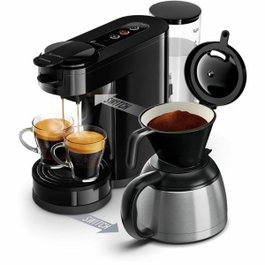 Philips Senseo Switch HD6592/65 - Machine à café 2 en 1 Dosette et Filtre - Noir