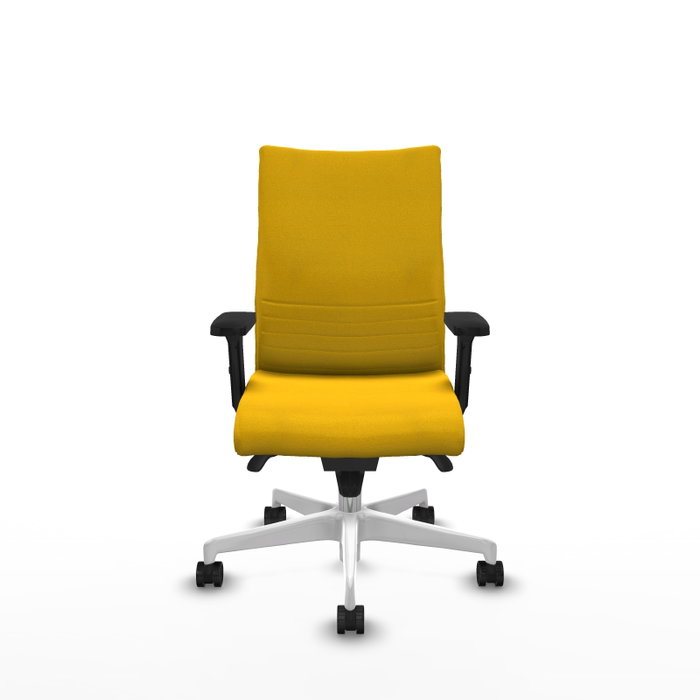 Piqueras Y Crespo Chaise Albacete Confidente Jaune avec mécanisme Sincro et bras 2D Piqueras Y Crespo Chaise Albacete Confidente Jaune avec mécanisme Sincro et bras 2D