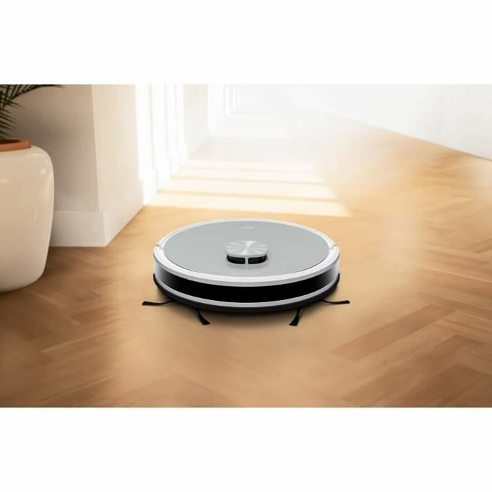 Medion MEDION X21 SW - Robot Aspirateur Laveur avec Station de Vidange, 3000 Pa