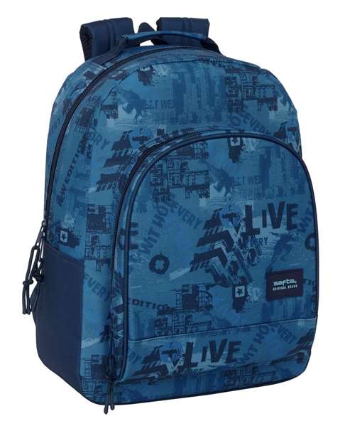 Safta Mochila Adapt.Carro New Edition - Sac à dos poussette, 32 x 42 x 15 cm, pour enfant à partir de 3 ans