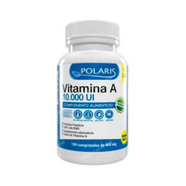 POLARIS Vitamine A 10000 UI 100 comprimés - Complément alimentaire pour vision et immunité