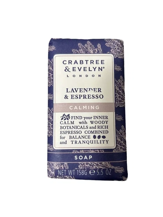 Crabtree & Evelyn Pain de savon Lavande & Espresso 158 g Crabtree & Evelyn Pain de savon Lavande & Espresso 158 g