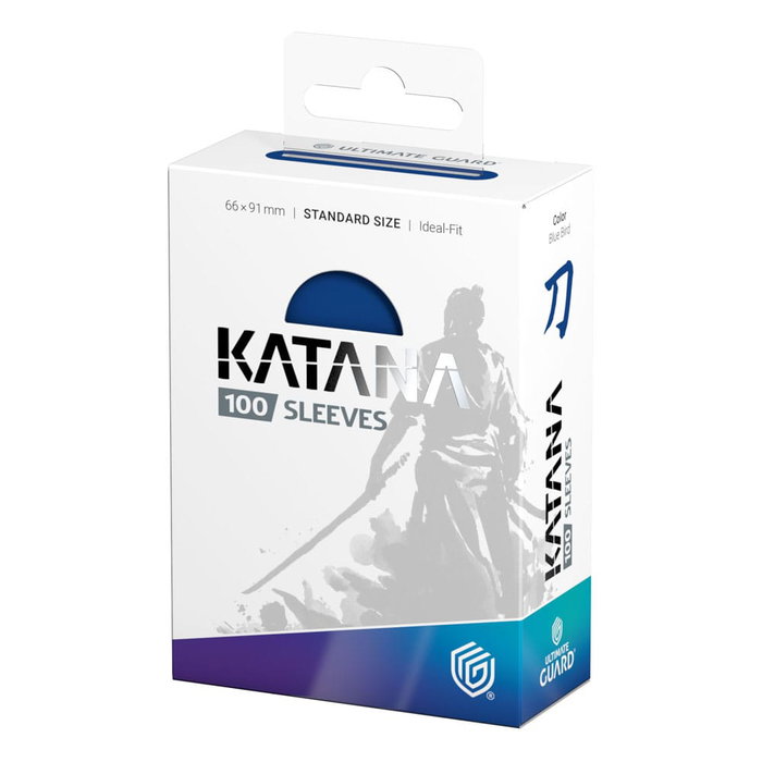 Ultimate Guard Katana Sleeves Standard Size (100) - Blue Bird Ultimate Guard Katana Sleeves Standard Size (100) - Blue Bird