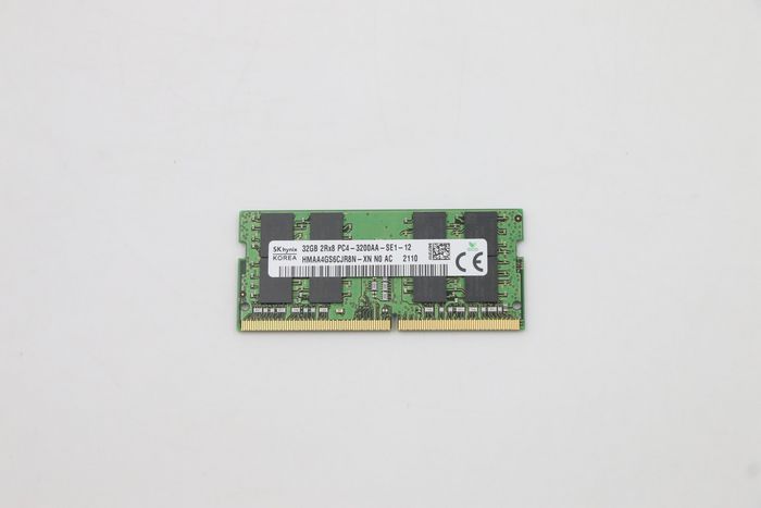 Lenovo Module de mémoire SODIMM 32 Go DDR4 3200 MHz pour ThinkPad T14 Gen 3