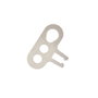 Halotec Plaque anti-traction pour câble – Plastique blanc 4x3 cm – Pour lampes