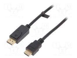 LOGILINK Câble DisplayPort vers HDMI 1.2, 4K, 3D, 1m