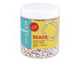 Innspiro 1200 Perles Rondes en Plastique avec Lettres Assorties 7mm