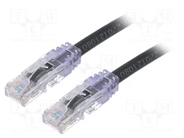PANDUIT Patch cord Cat 6a U/UTP RJ45 5m noir