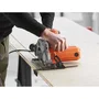 Black & Decker CS1250LK Scie circulaire 1250 W 190 mm avec guidage laser intégré, réglage profondeur et guide parallèle