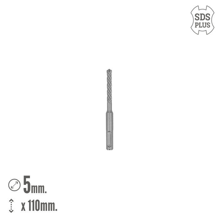 WOLFPACK LINEA PROFESIONAL Broca SDS Plus 5 x 110 mm WOLFPACK LINEA PROFESIONAL Broca SDS Plus 5 x 110 mm