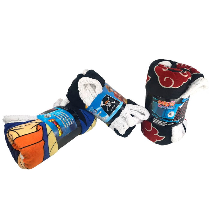 TOEI ANIMATION - Couverture polaire sherpa Dragon Ball Z - 120 x 150 cm TOEI ANIMATION - Couverture polaire sherpa Dragon Ball Z - 120 x 150 cm