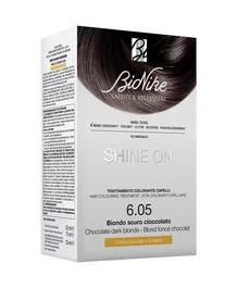 BioNike Shine On Teinture permanente pour cheveux 6.05 Dark Chocolate Blonde 145 ml
