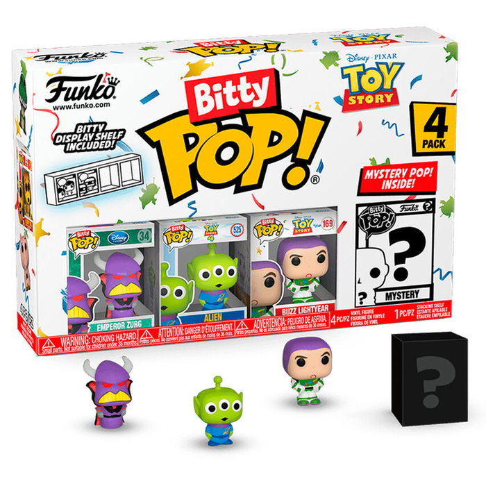 FUNKO Blister 4 figurines Bitty POP Disney Toy Story Zurg FUNKO Blister 4 figurines Bitty POP Disney Toy Story Zurg