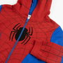 Cerdá Sweat-shirt à capuche en coton brossé avec fermeture éclair, motif Spider-Man, taille 8 ans