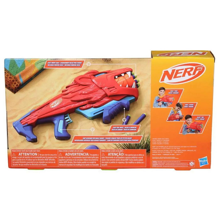 Hasbro Nerf Junior - Lancier Lionfury F8646 - Pour enfants à partir de 6 ans - Fusil jouet léger Hasbro Nerf Junior - Lancier Lionfury F8646 - Pour enfants à partir de 6 ans - Fusil jouet léger