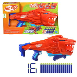 Hasbro Nerf Junior - Lancier Lionfury F8646 - Pour enfants à partir de 6 ans - Fusil jouet léger