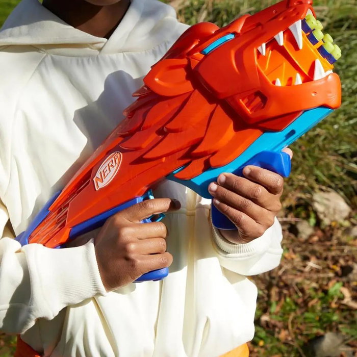 Hasbro Nerf Junior - Lancier Lionfury F8646 - Pour enfants à partir de 6 ans - Fusil jouet léger Hasbro Nerf Junior - Lancier Lionfury F8646 - Pour enfants à partir de 6 ans - Fusil jouet léger