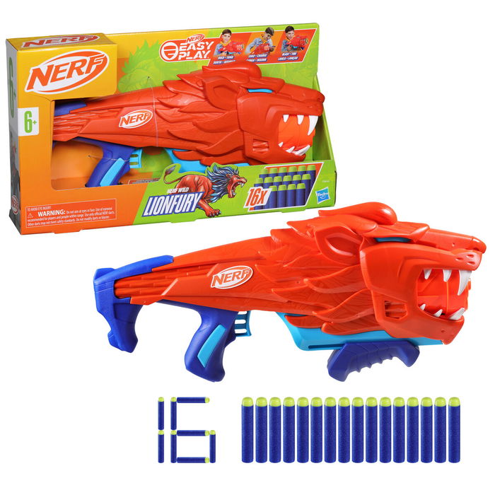 Pistolet à Fléchettes Hasbro Nerf Lionfury 25 x 45 cm