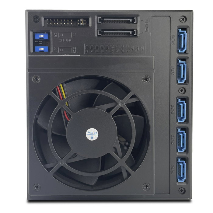 Fantec BP-T3151-12G/6G Backplane pour 5x 3,5/2,5 HDD/SSD