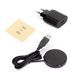 Emuca Airtop 2 Chargeur sans fil caché QI 10W Noir