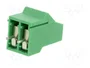 PHOENIX CONTACT SMKDS2.5/2-5.08 Barre de serrage pour PCB 2 broches 20A 400V Vert