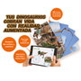 Collecta - Pack de 5 figurines préhistoriques XL avec cartes AR - Figurines peintes à la main détaillées - Matériaux haute qualité - À partir de 3 ans - Multilingue