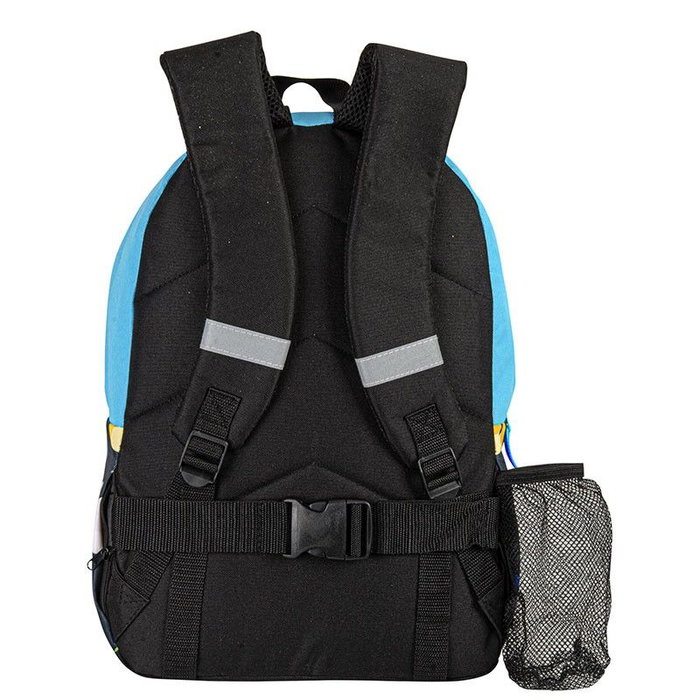 PERONA Sac à Dos Junior 43 cm à Motif Papillons, Dos et Bretelles Rembourrés, Système Adaptable pour Chariot, Compartiments Multiples, Réfléchissant