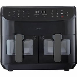 Medion P20 XXL Twin Friteuse à Air Chaud, 8,7 L, Noir