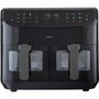 Medion P20 XXL Twin Friteuse à Air Chaud, 8,7 L, Noir