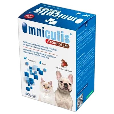 HIFARMAX VET OMNICUTIS ATOPICALM 30 perles HIFARMAX VET OMNICUTIS ATOPICALM 30 perles