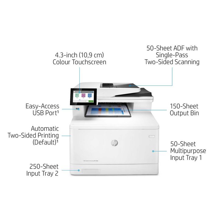 HP LaserJet Enterprise M480f Imprimante multifonction couleur HP LaserJet Enterprise M480f Imprimante multifonction couleur