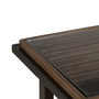 BigBuy Home Meuble d'Entrée Noir Naturel 134 x 32 x 83 cm