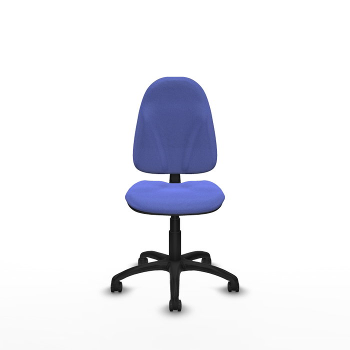 PIQUERAS Y CRESPO Chaise de bureau Algarra, tissu bleu clair, sans accoudoirs