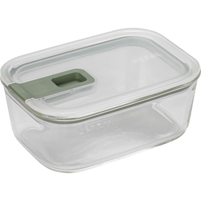 Mepal EasyClip Set de 3 boîtes de conservation en verre, Nordic Sage