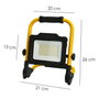 MAURER Projecteur LED Plat Portable 50W 4000K IP65