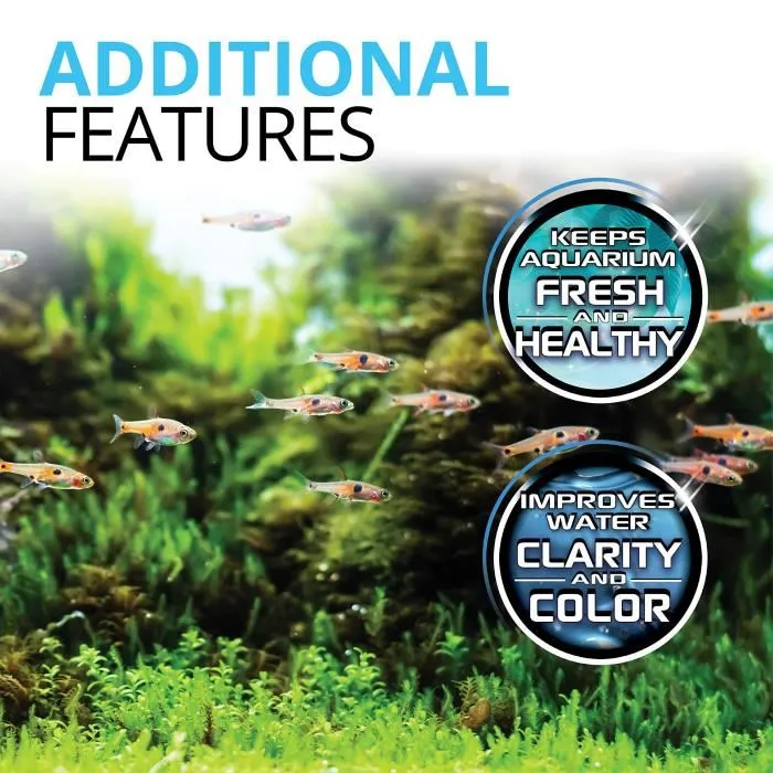 Fluval Lot de 3 Charbons Actifs 100 g - Pour Aquarium d'Eau Douce et d'Eau de Mer - Élimination des Odeurs et Polluants