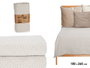 GIFTDECOR Couvre-lit Géométrique Beige 180x260cm
