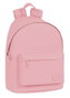 Safta Sac à dos pour ordinateur portable 14,1 pouces, modèle Basic, couleur rose, dimensions 31 x 41 x 16 cm