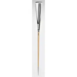 Epi Lampe solaire extérieure en bois et métal de grande taille, blanc